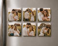 Six Custom Magnets 3 x 3 Inches
